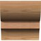 Ekena Millwork Ridgewood Smooth Rafter Tail, Western Red Cedar, 5 1/2"W x 6"H x 16"L RFT06X06X16RID00SWR - alternate 2